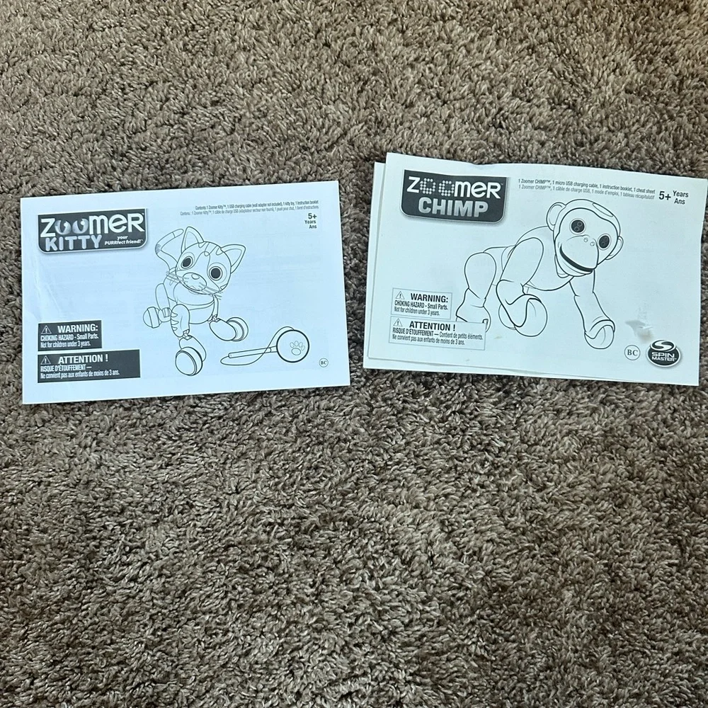 Zoomer Kitty and Zoomer Chimp